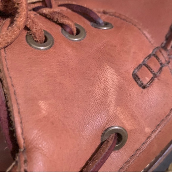 Men’s 13 M Samuel Hubbard Endeavor Saddlebag Tan Real Leather Shoes - Picture 6 of 10